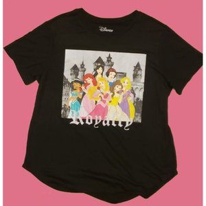 Disney Princesses Royalty Shirt with Little Mermaid Mulan Snow White Cinderella